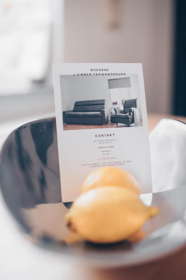 Moderne 2-Zimmer Wohnung Gratwein Bagian luar foto